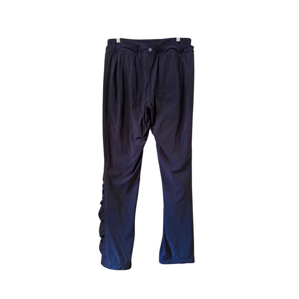 Lululemon Studio Pant III Size 8 black Ruched Cinchable Joggers Athleisure